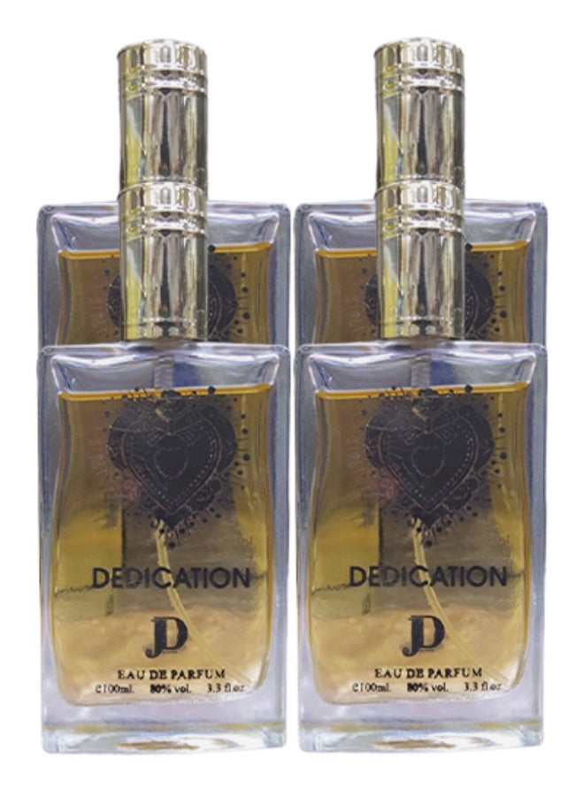 جي دي 4 قطع عطر ديديكيشن للنساء 100 مل - Image 1